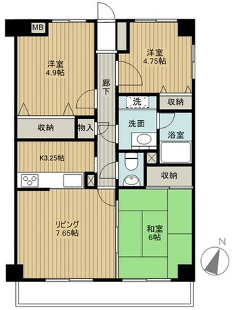 ヌーベルヴィラIIの物件間取画像